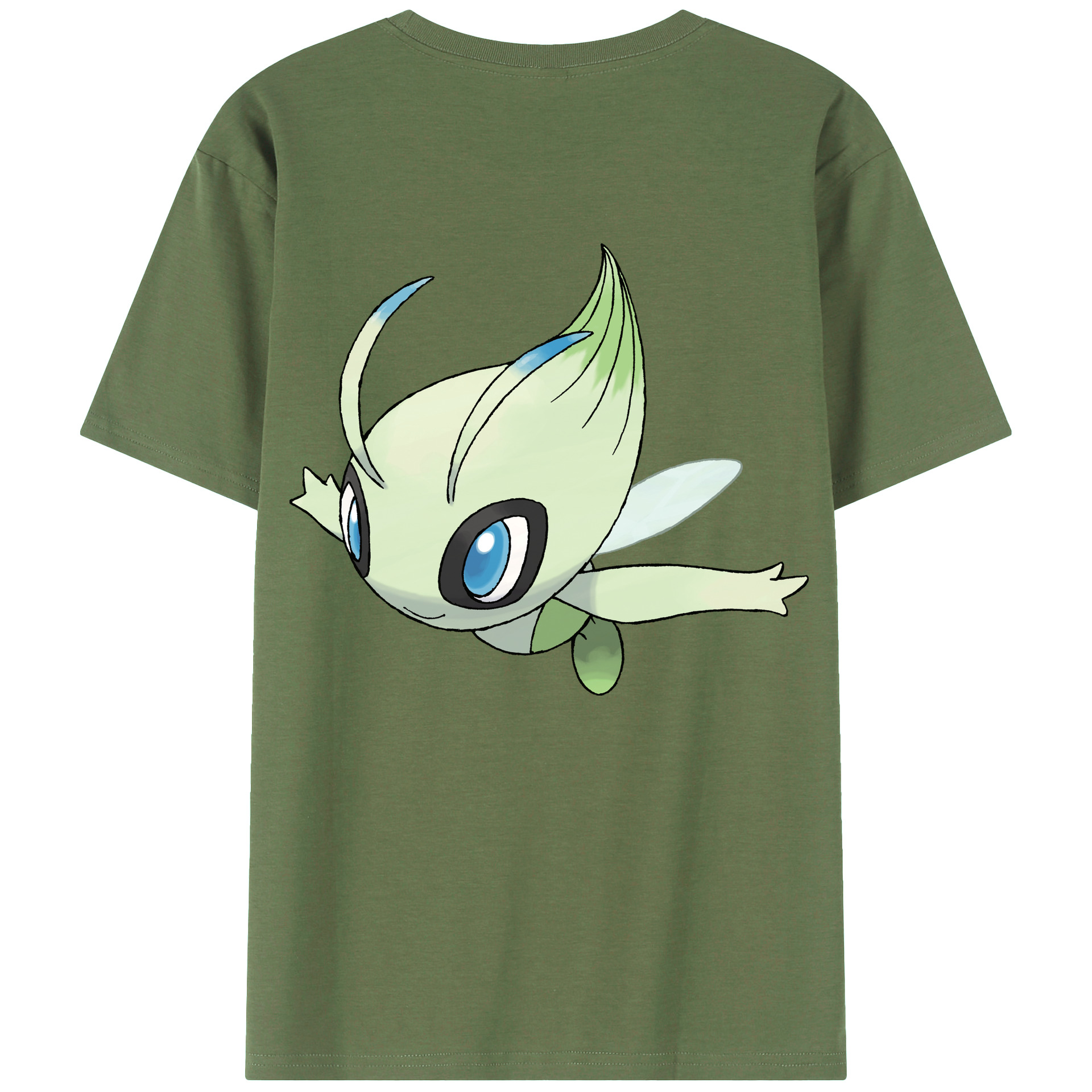 （画像用） ポケットモンスター Pokémon 綿100％ メンズ半袖Tシャツ（バックプリント） 通気性